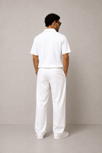 Boxy Fit POLO T-SHIRT WHITE