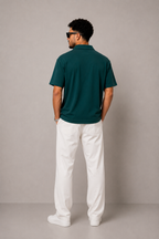 Boxy Fit POLO T-SHIRT OIL COLOR