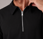 Boxy Fit POLO T-SHIRT BLACK