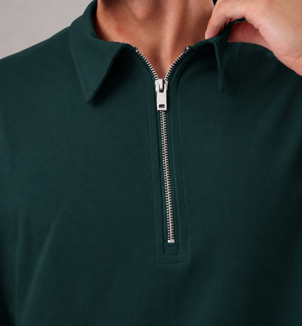 Boxy Fit POLO T-SHIRT OIL COLOR