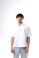 Boxy Fit POLO T-SHIRT WHITE